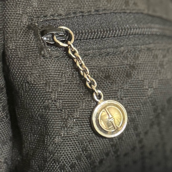 Authentic GUCCI Nylon Bamboo Handle Shoulder Bag - Picture 6 of 7